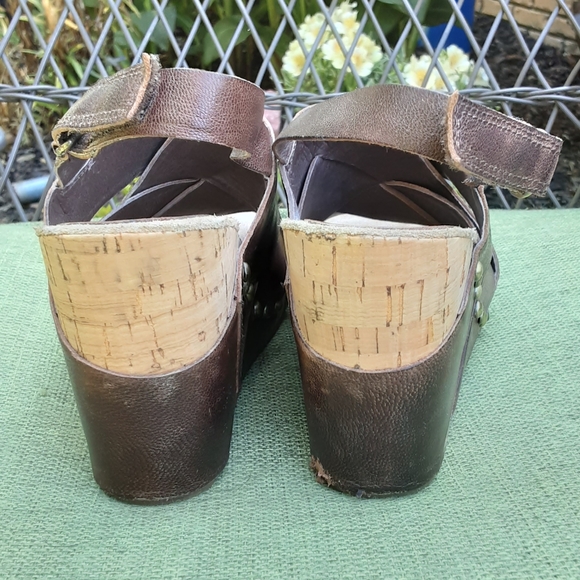 Antelope Brown Leather Wedge Heel Sandal. Size EU 36. - Picture 6 of 15